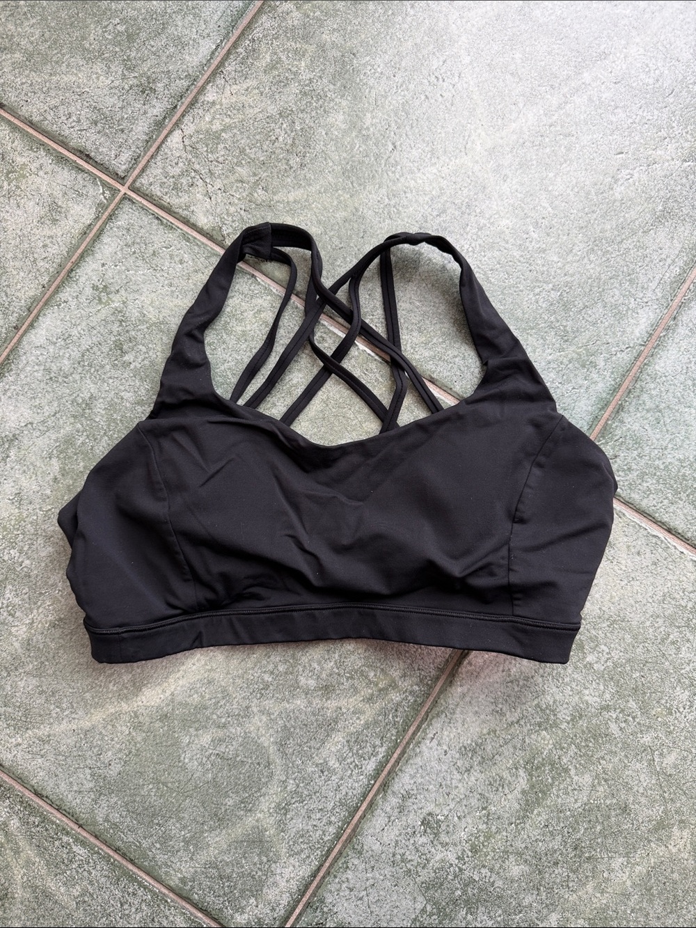 Black Strappy Sports Bra - Women Intimates & Sleepwear